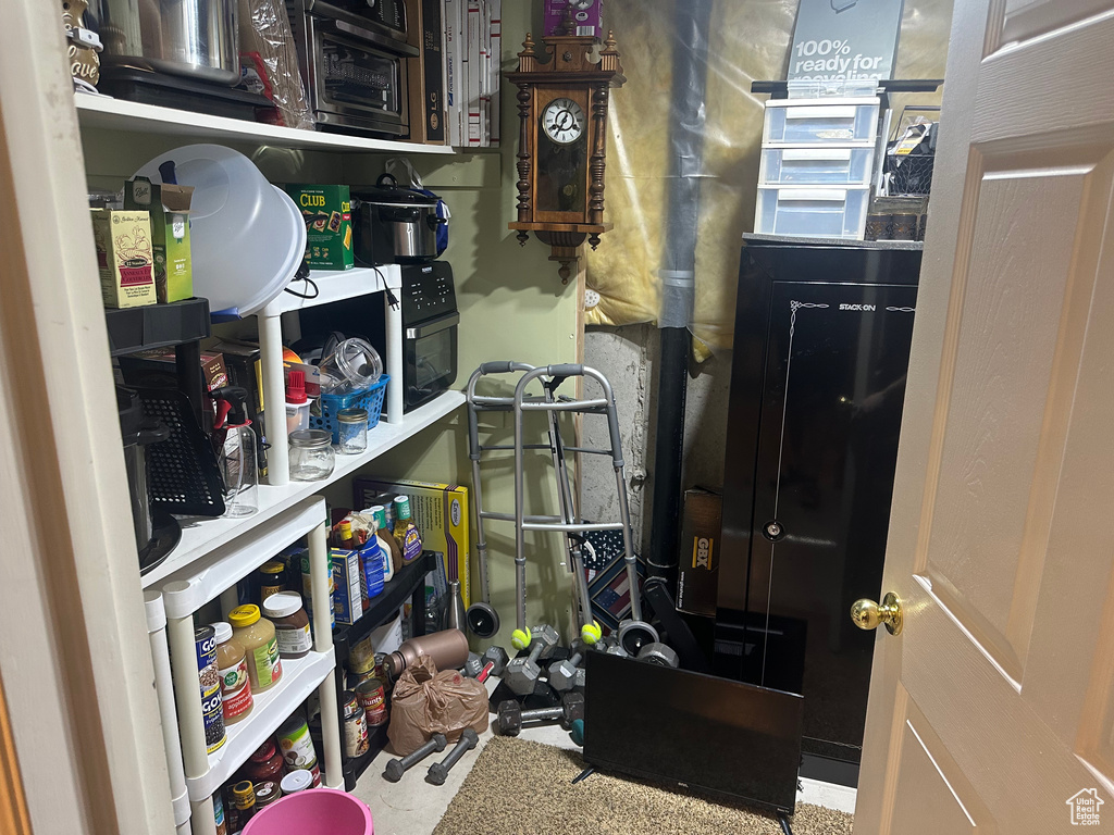 View of storage area