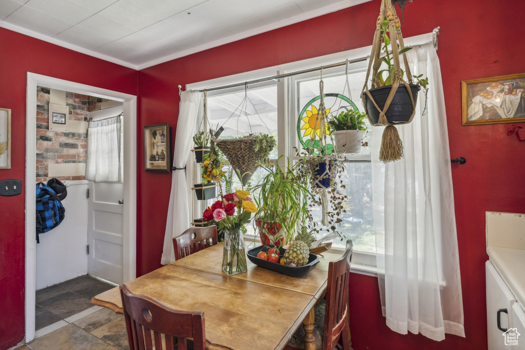 View of dining space