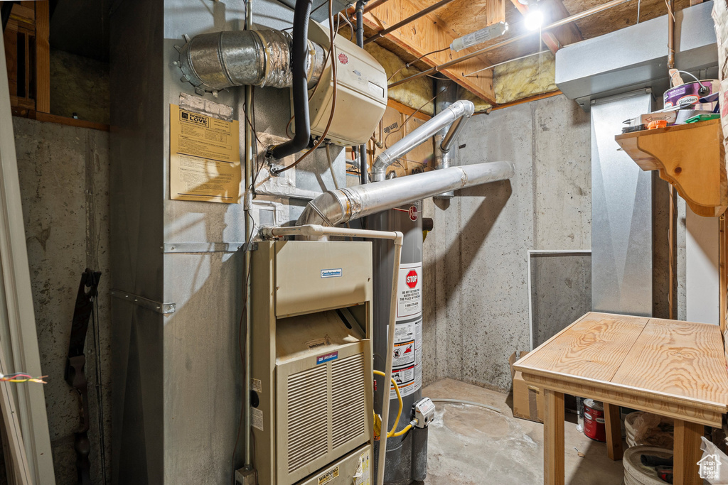 Utilities featuring heating unit