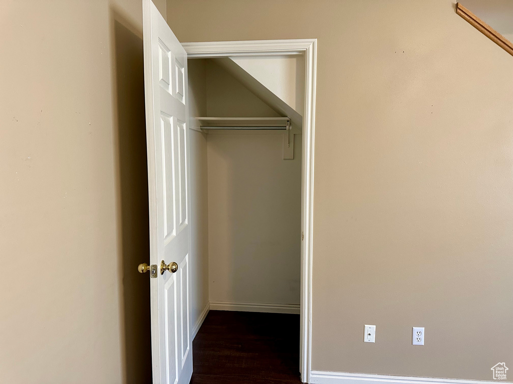View of closet