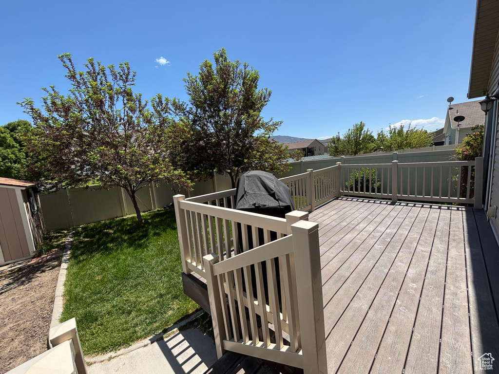 View of deck