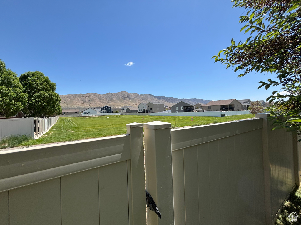 View of mountain backdrop
