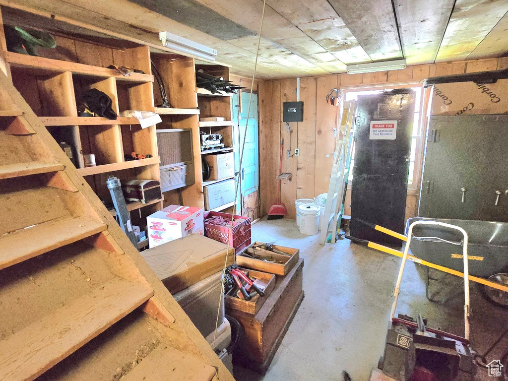 View of basement