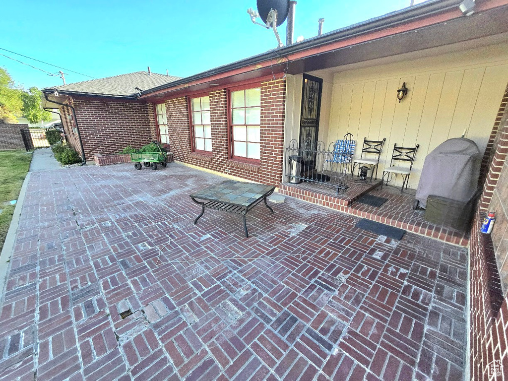 View of patio