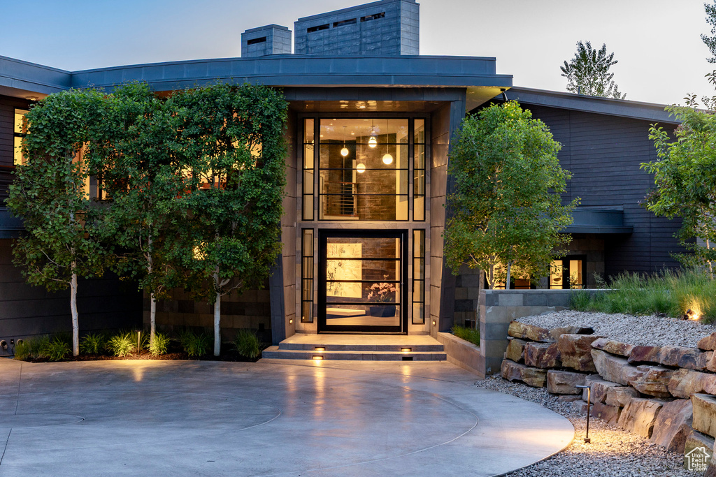 View of entrance to property