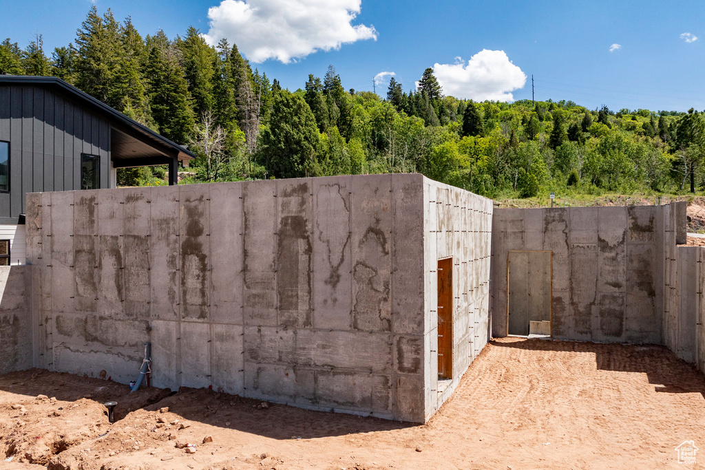 View of outbuilding
