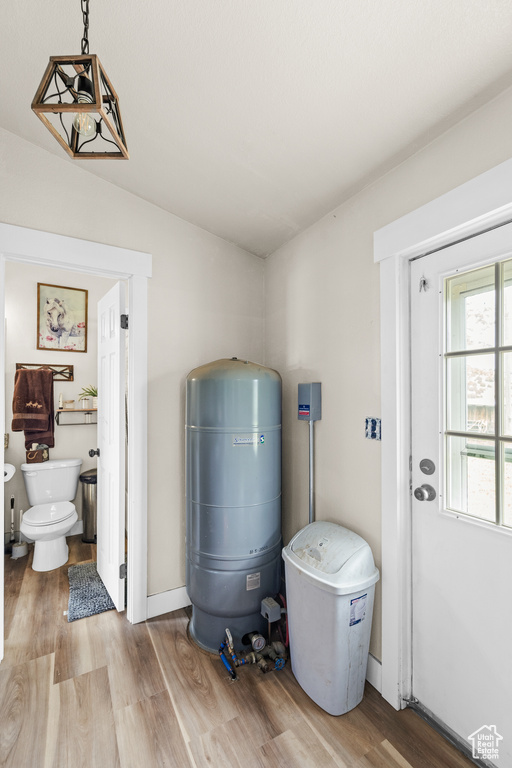 View of utility room