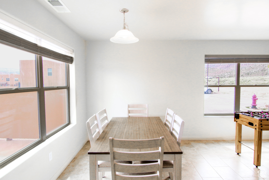 View of unfurnished dining area