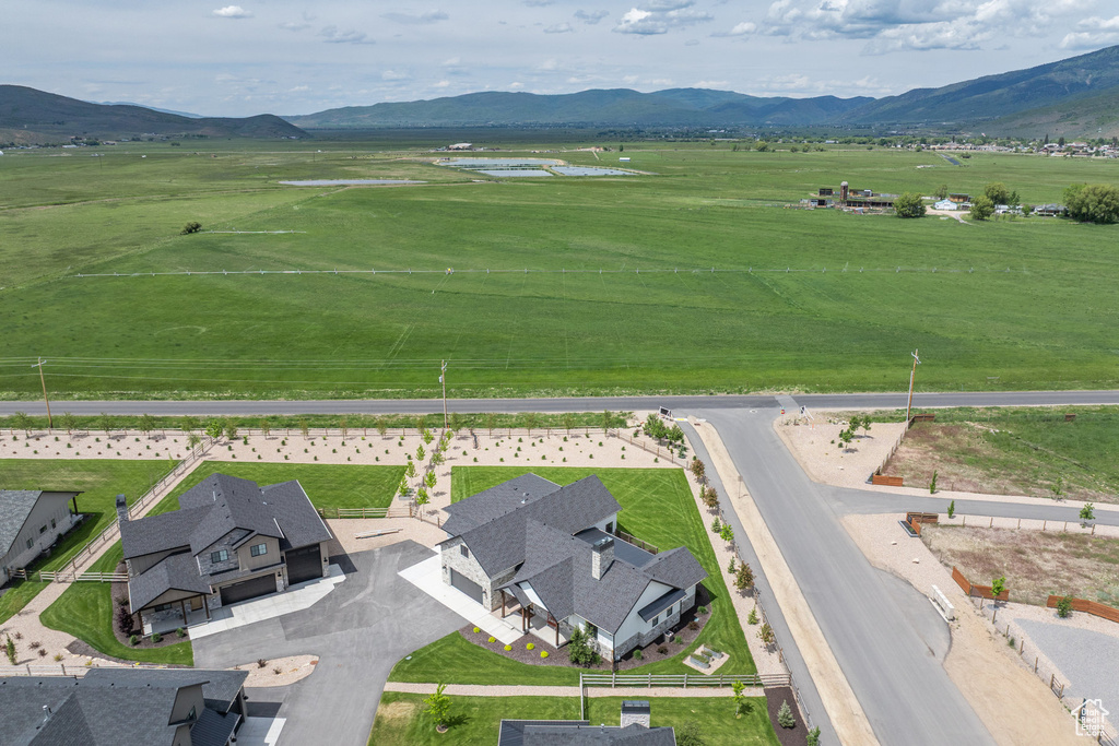 Drone / aerial view of mountains