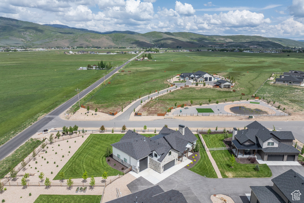 View of rural area with mountains