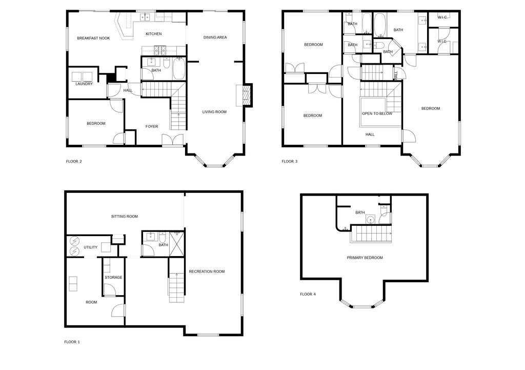 View of floor plan / room layout