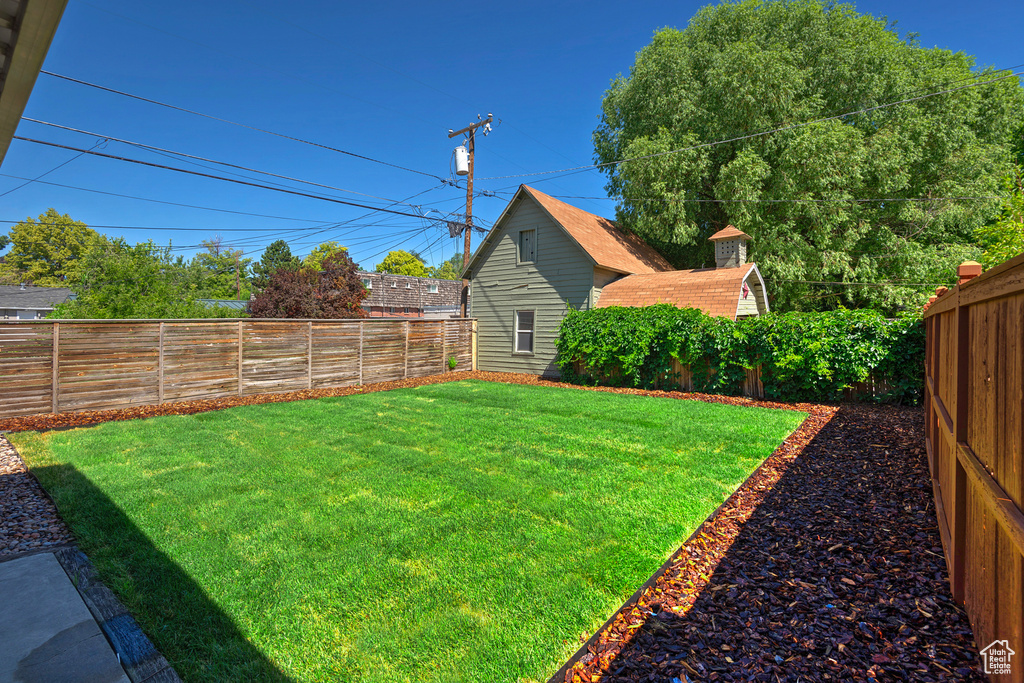 View of yard