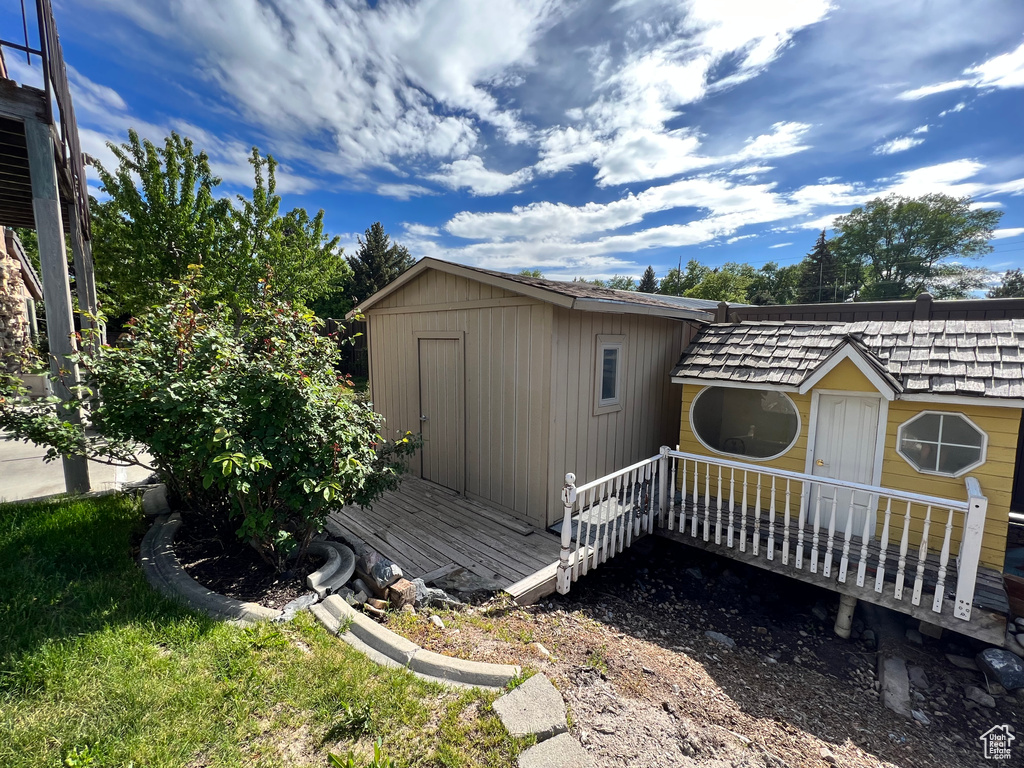 View of rear view of house