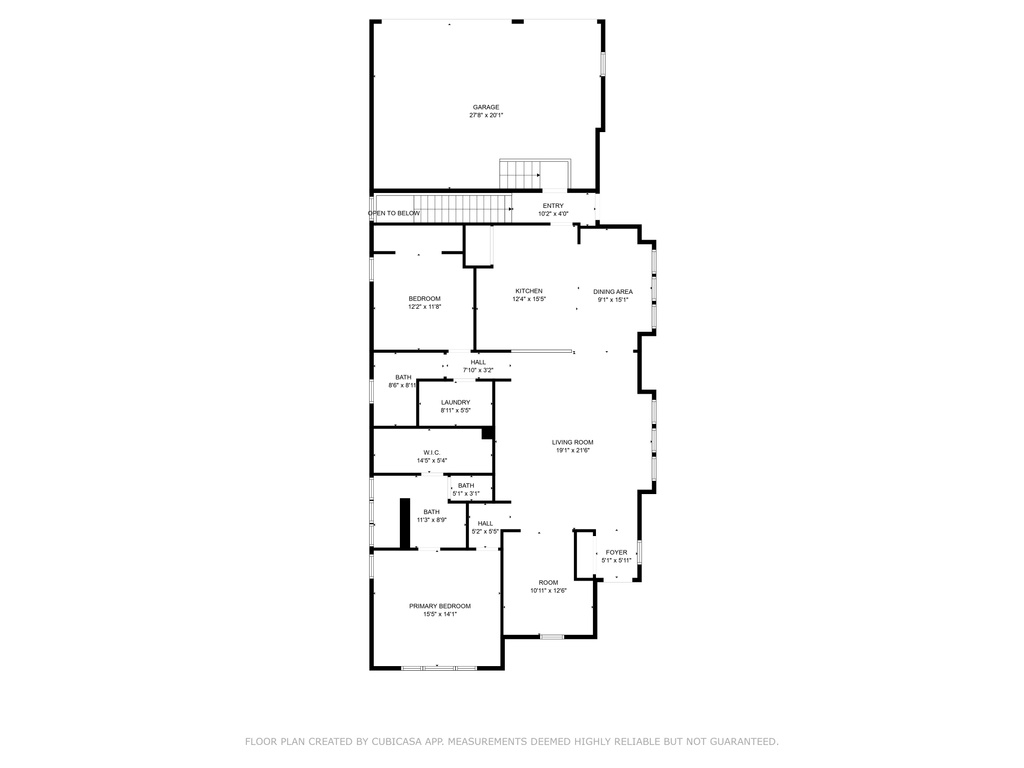 Floor plan / room layout
