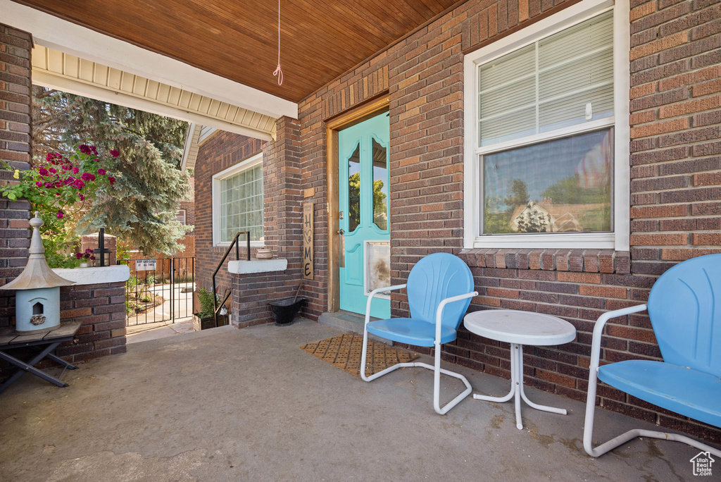 View of patio