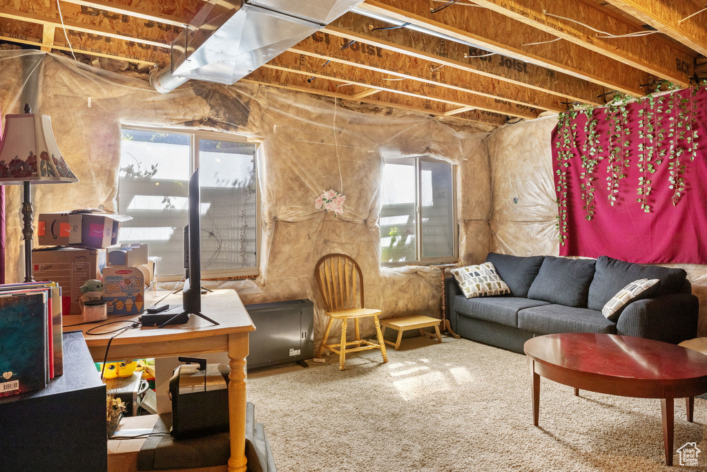 View of living area