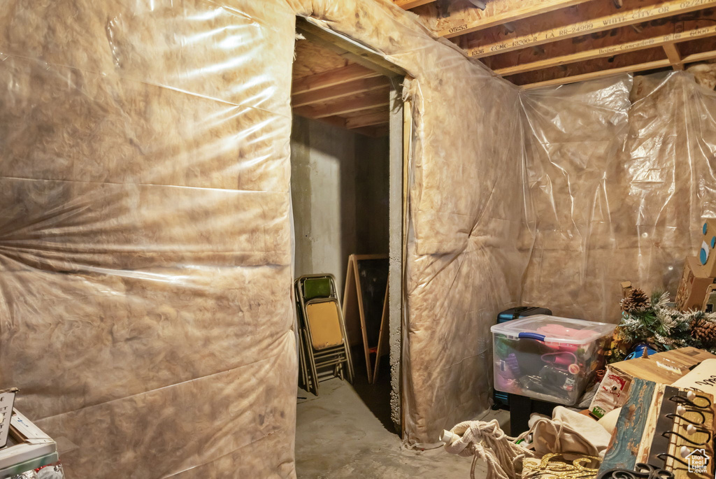 View of basement