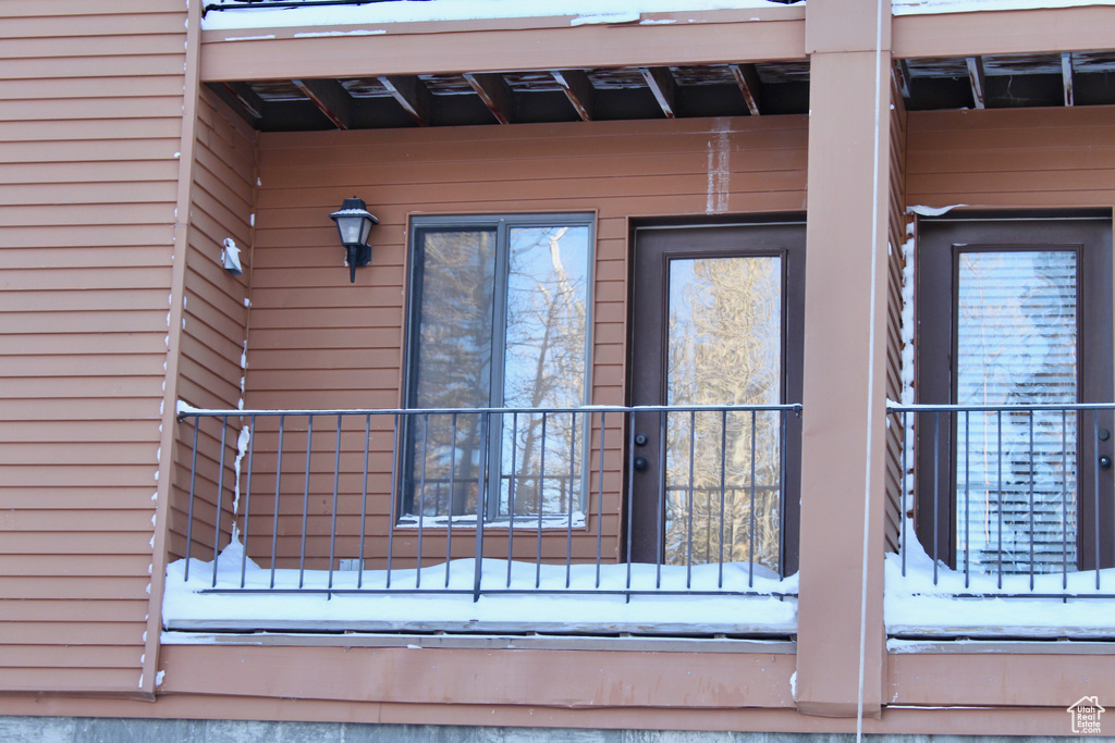 View of property entrance