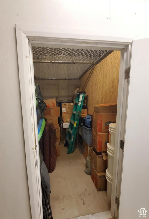 View of storage room