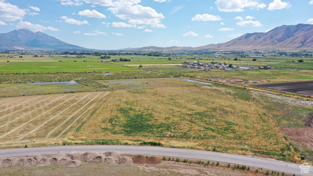Mountain view featuring rural landscape