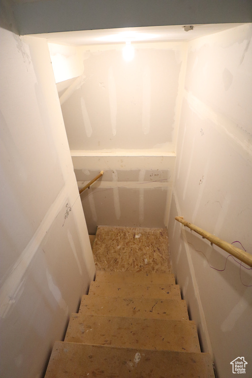 View of stairs