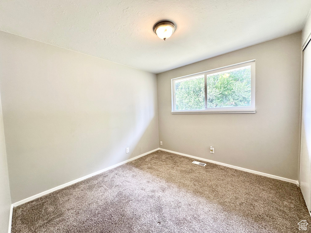 Unfurnished room featuring carpet flooring and baseboards