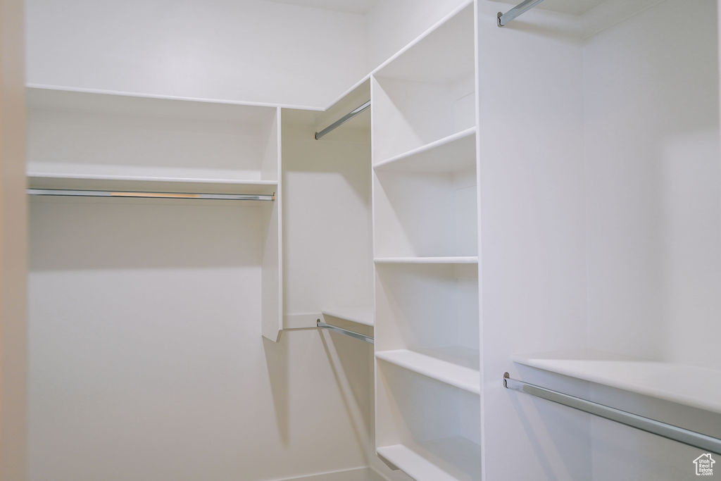 View of spacious closet