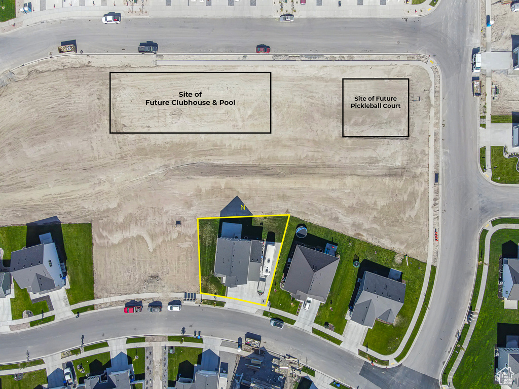 View of property location featuring property parcel outlined