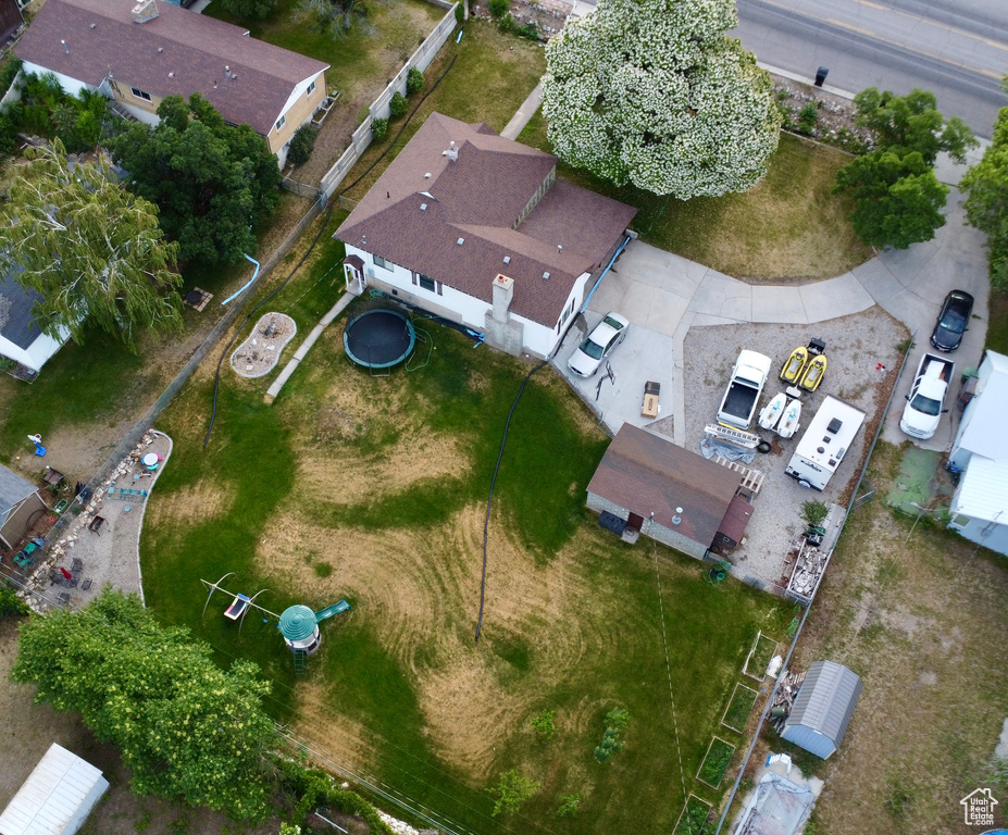 Aerial view of property's location