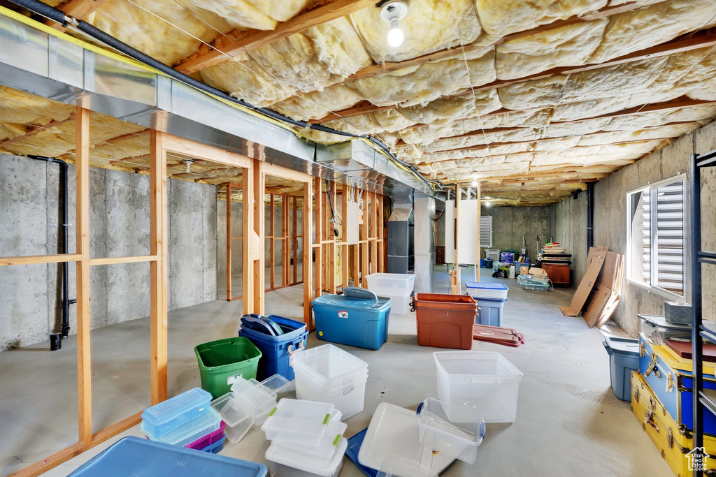 View of basement