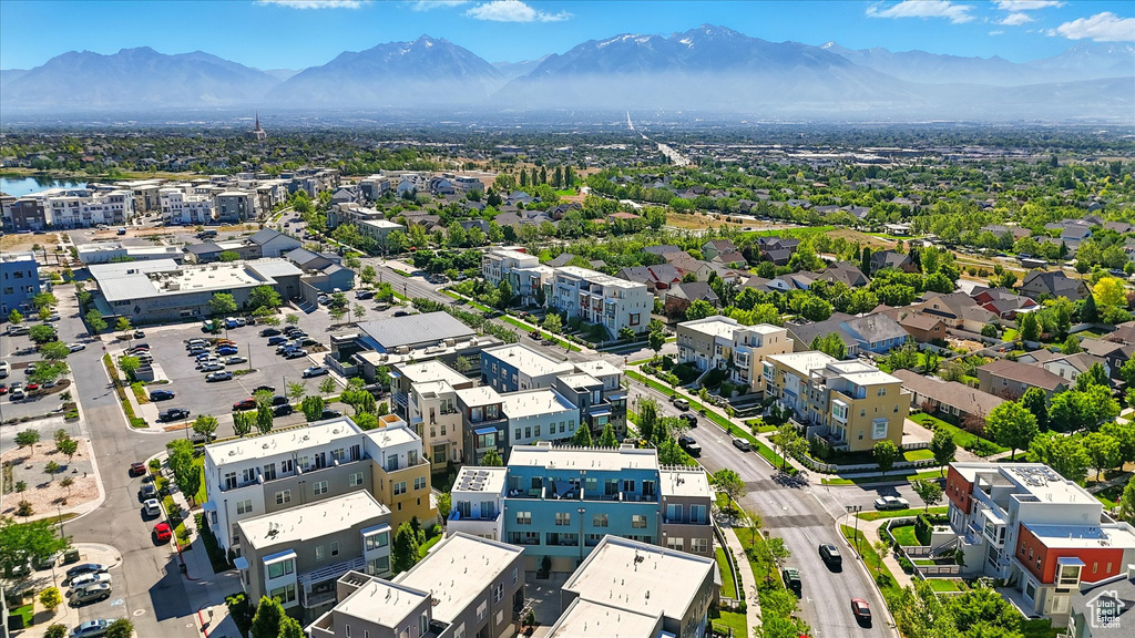 Drone / aerial view of mountains