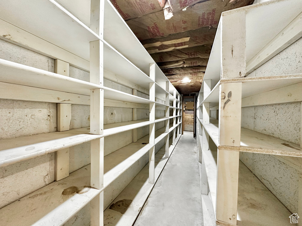 View of storage area