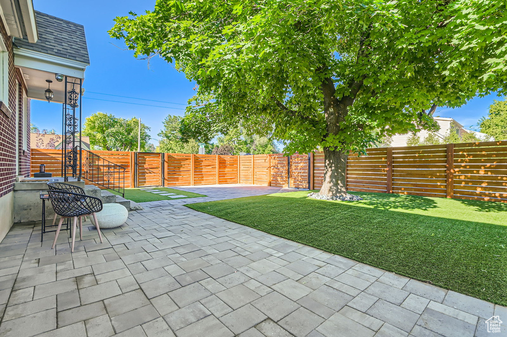 View of patio