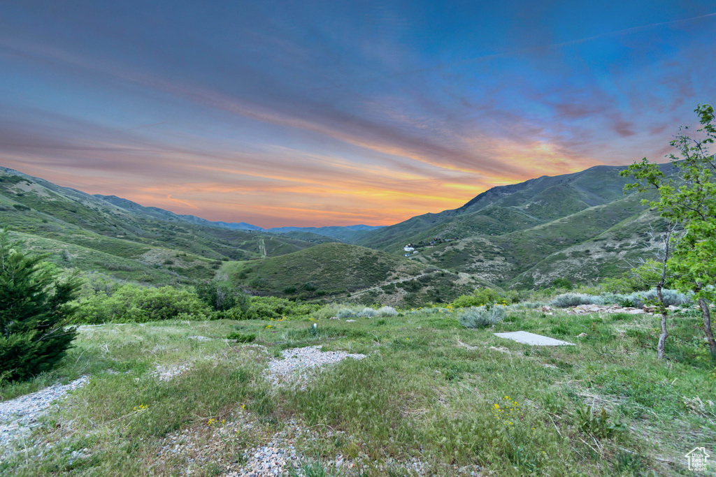 View of mountain background