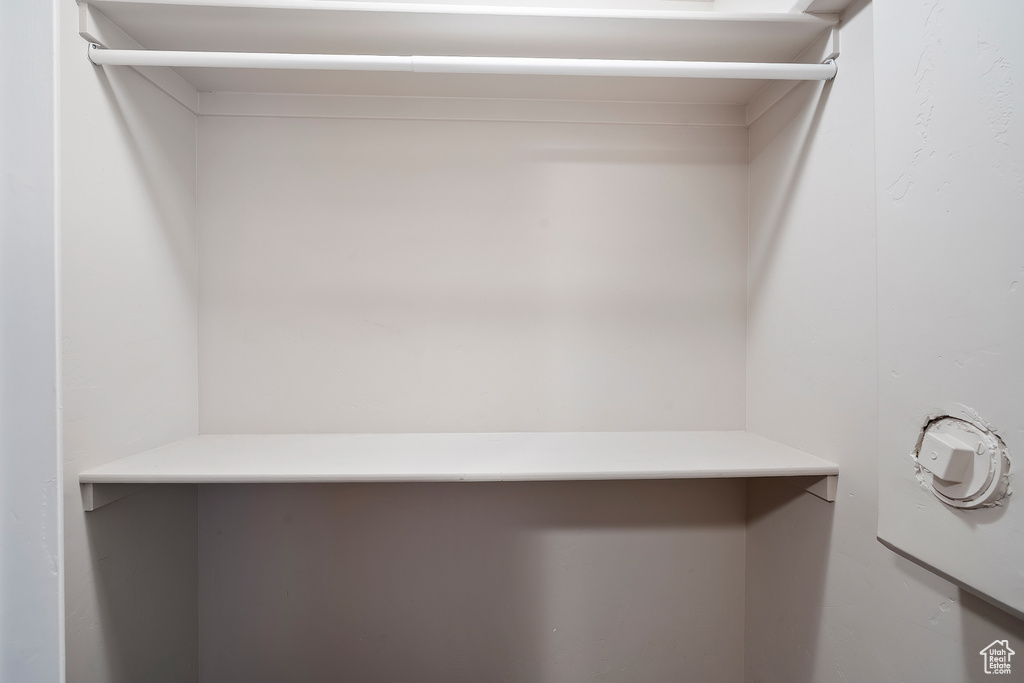 View of spacious closet
