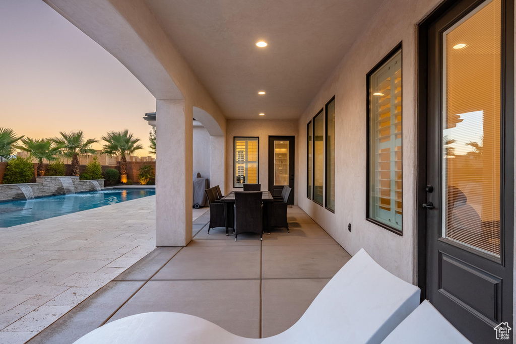 View of patio / terrace featuring outdoor dining space