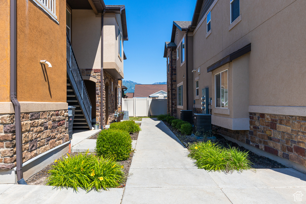 View of home\\\'s community featuring stairs