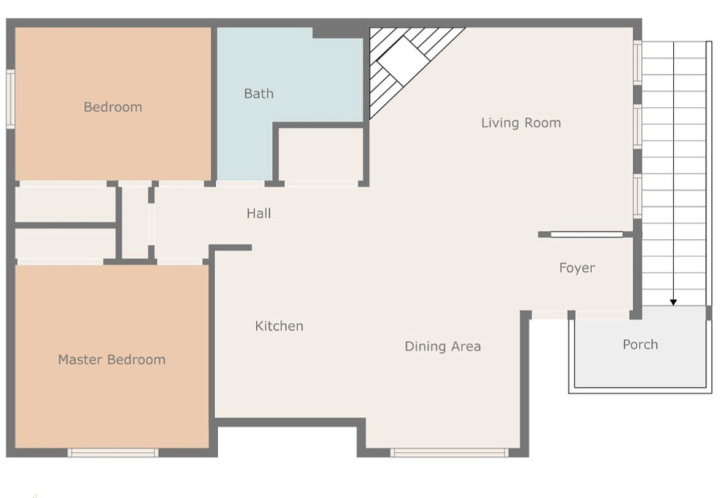 View of home floor plan