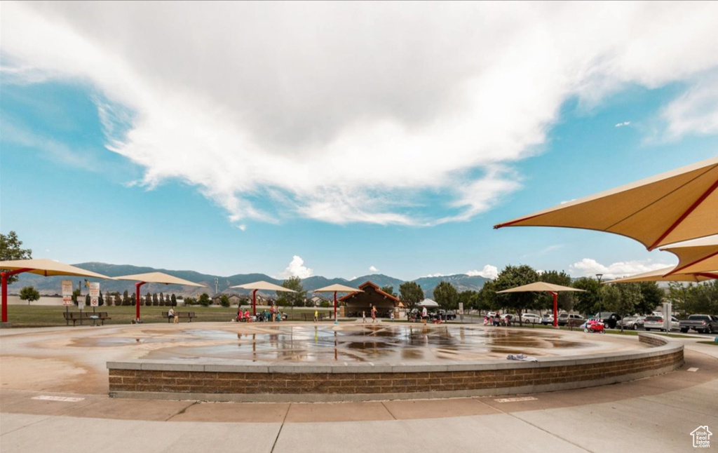 View of home\'s community featuring a mountain view