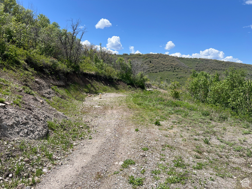 View of mountain background