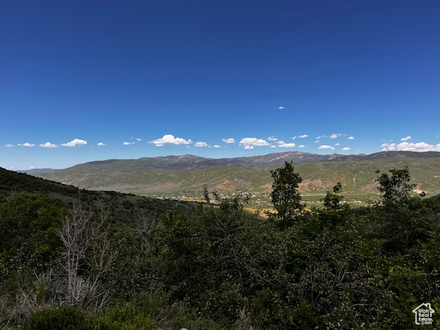 View of mountain backdrop