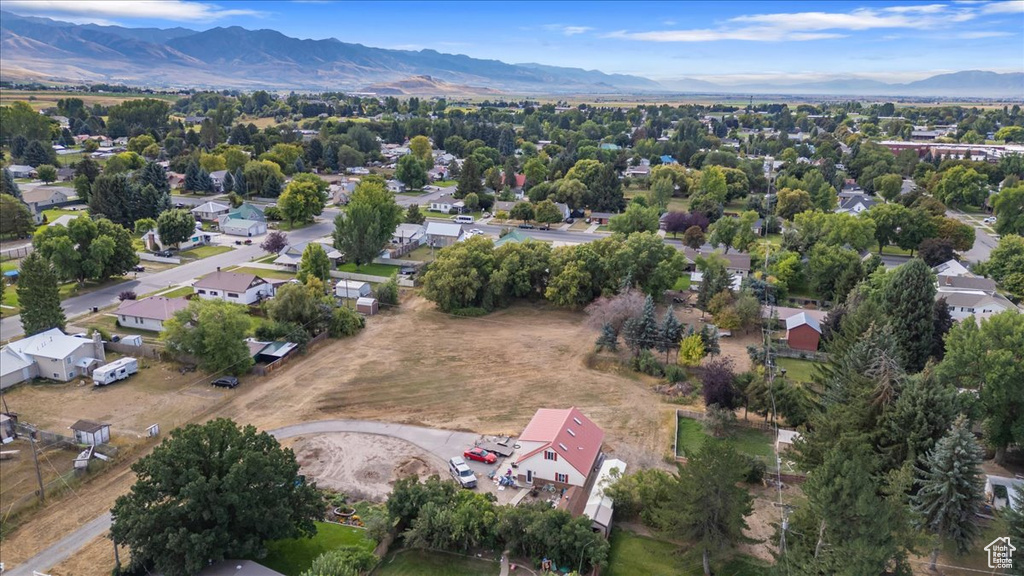 Drone / aerial view of mountains