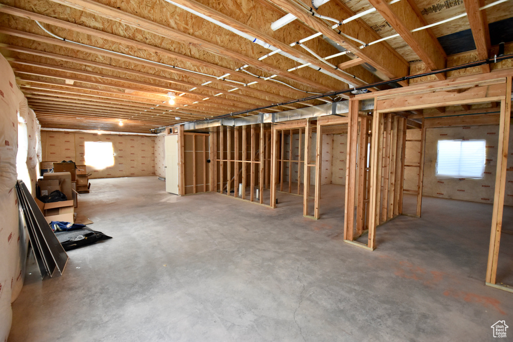 View of basement