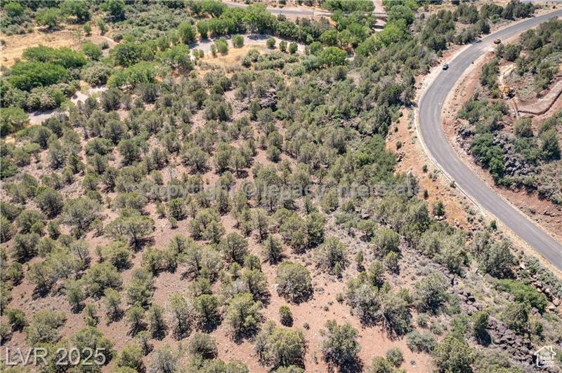 Aerial overview of property's location