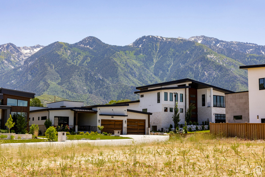 View of mountain backdrop