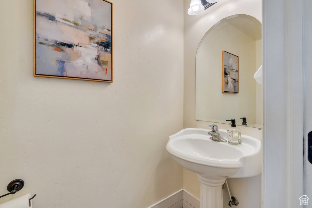View of bathroom