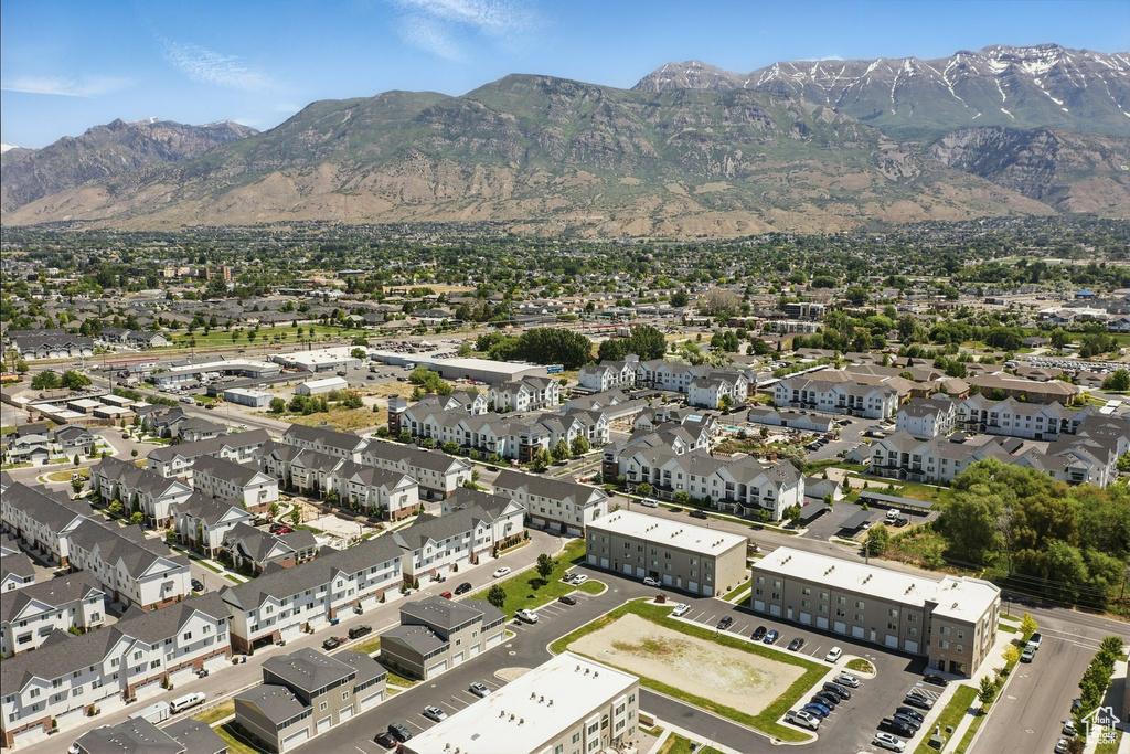 Drone / aerial view of mountains