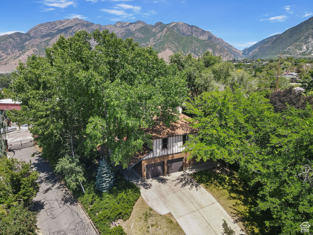 View of mountain background