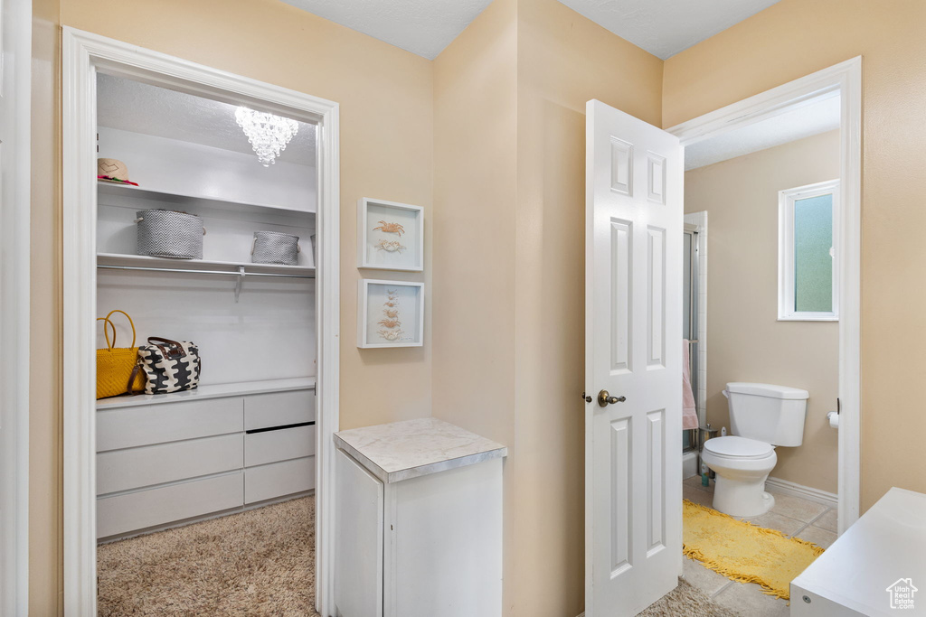 Full bath with toilet