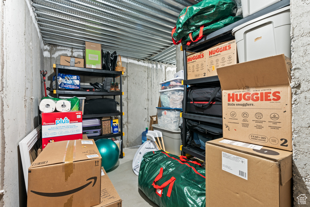 View of storage room